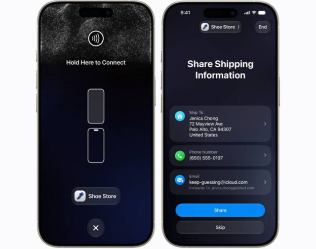 Image iOS 27 ajoute « Tap to Share », une autre fonction indisponible en Europe