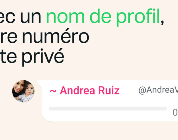Image WhatsApp : vous pouvez maintenant réserver votre nom d&rsquo;utilisateur