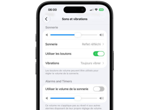 Image article iOS 27 propose un volume différent pour la sonnerie et l&rsquo;alarme
