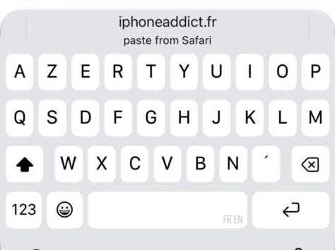 Image article iOS 27 simplifie le copier-coller avec une suggestion intégrée au clavier de l’iPhone