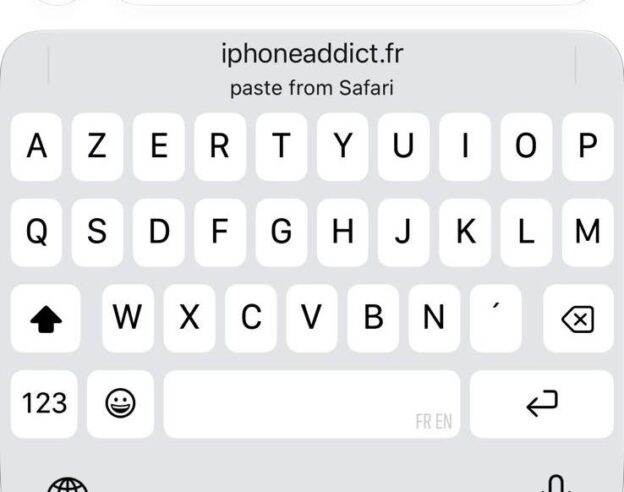 Image iOS 27 simplifie le copier-coller avec une suggestion intégrée au clavier de l’iPhone
