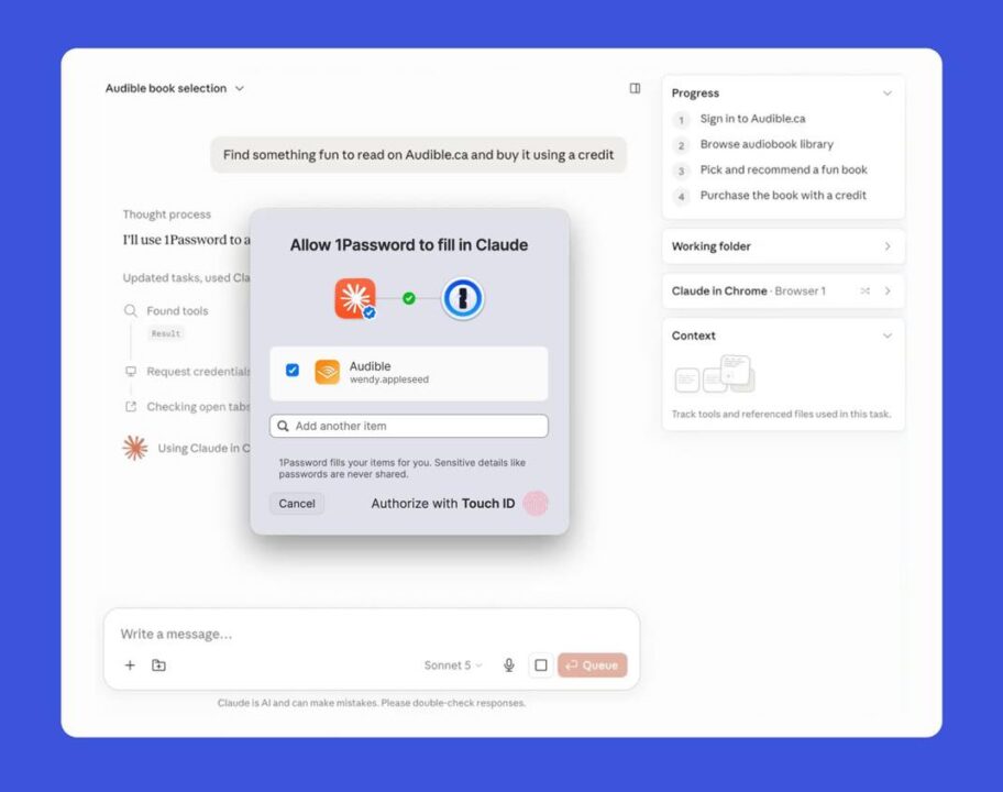 1password-claude-integration