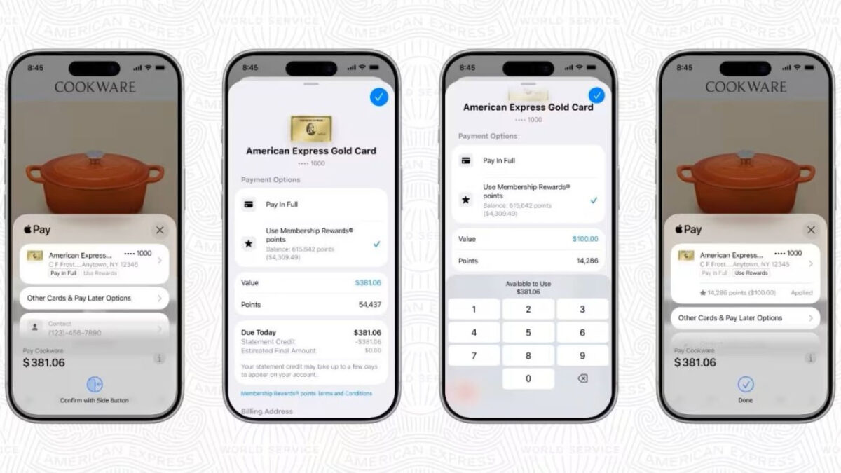 American Express Apple Pay Points