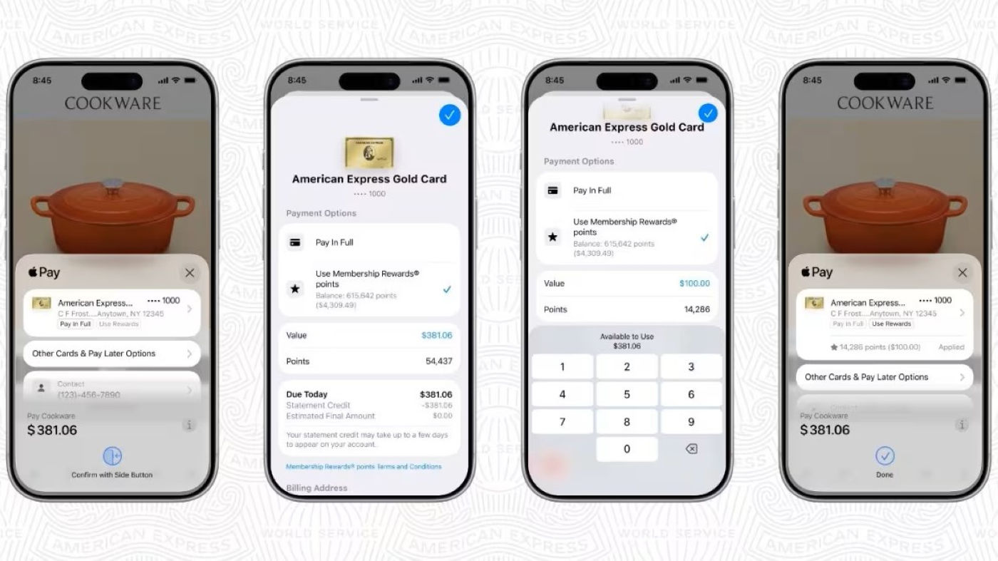 American Express Apple Pay Points