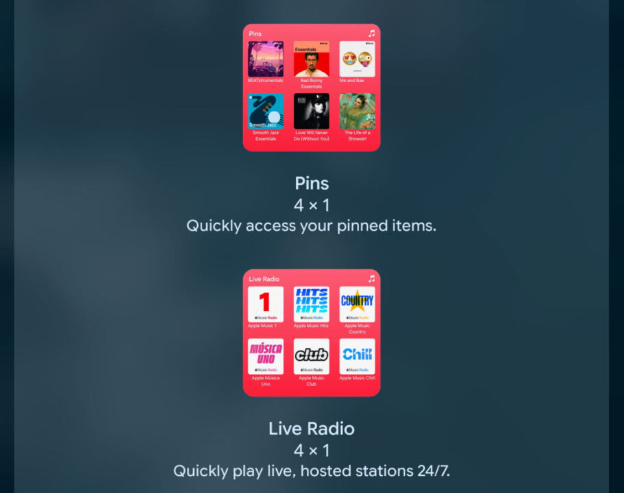 Apple Music Widgets Application Android