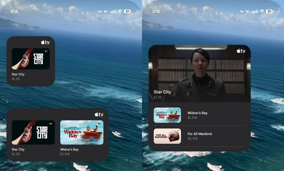 Apple TV Widgets Application Android