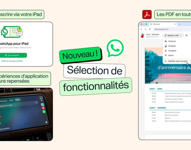 Image WhatsApp propose de s&rsquo;inscrire sur iPad et s&rsquo;améliore sur CarPlay
