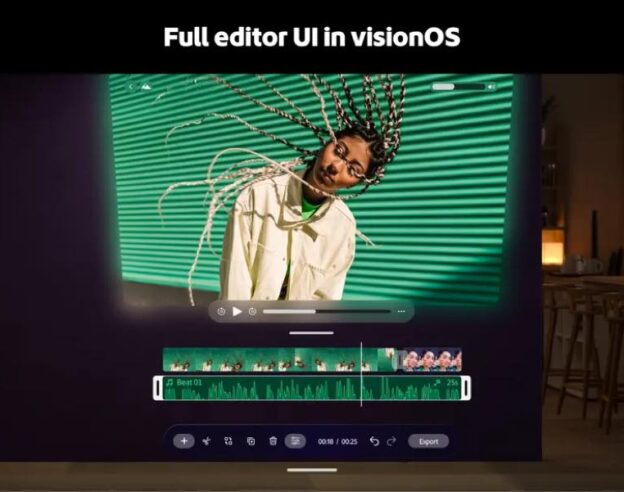 Image Adobe Premiere débarque sur Apple Vision Pro et permet le montage de vidéos spatiales