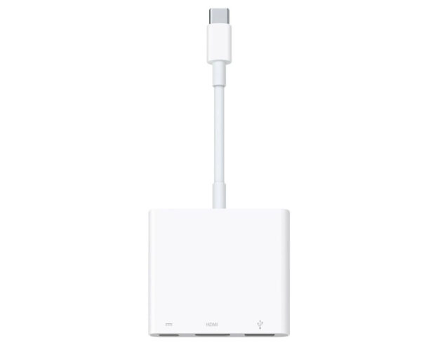 Image Apple met à jour le firmware de son adaptateur multiport AV numérique USB‑C