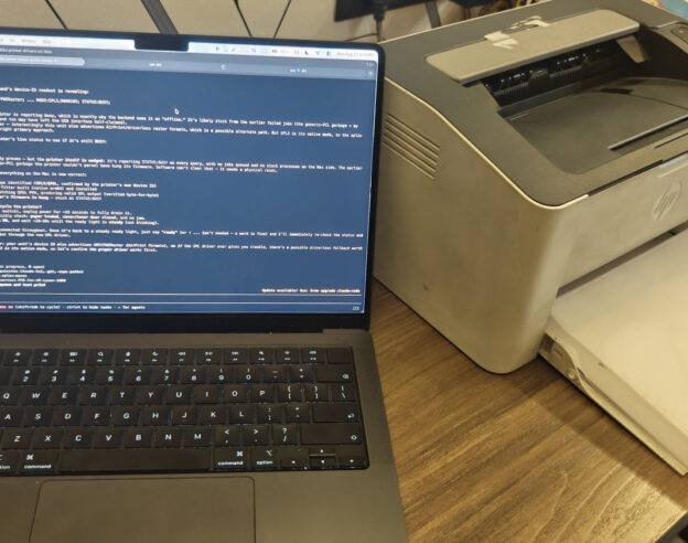 image de l'article Il fait fonctionner une imprimante HP sur Mac avec un pilote créé via l&rsquo;IA Claude