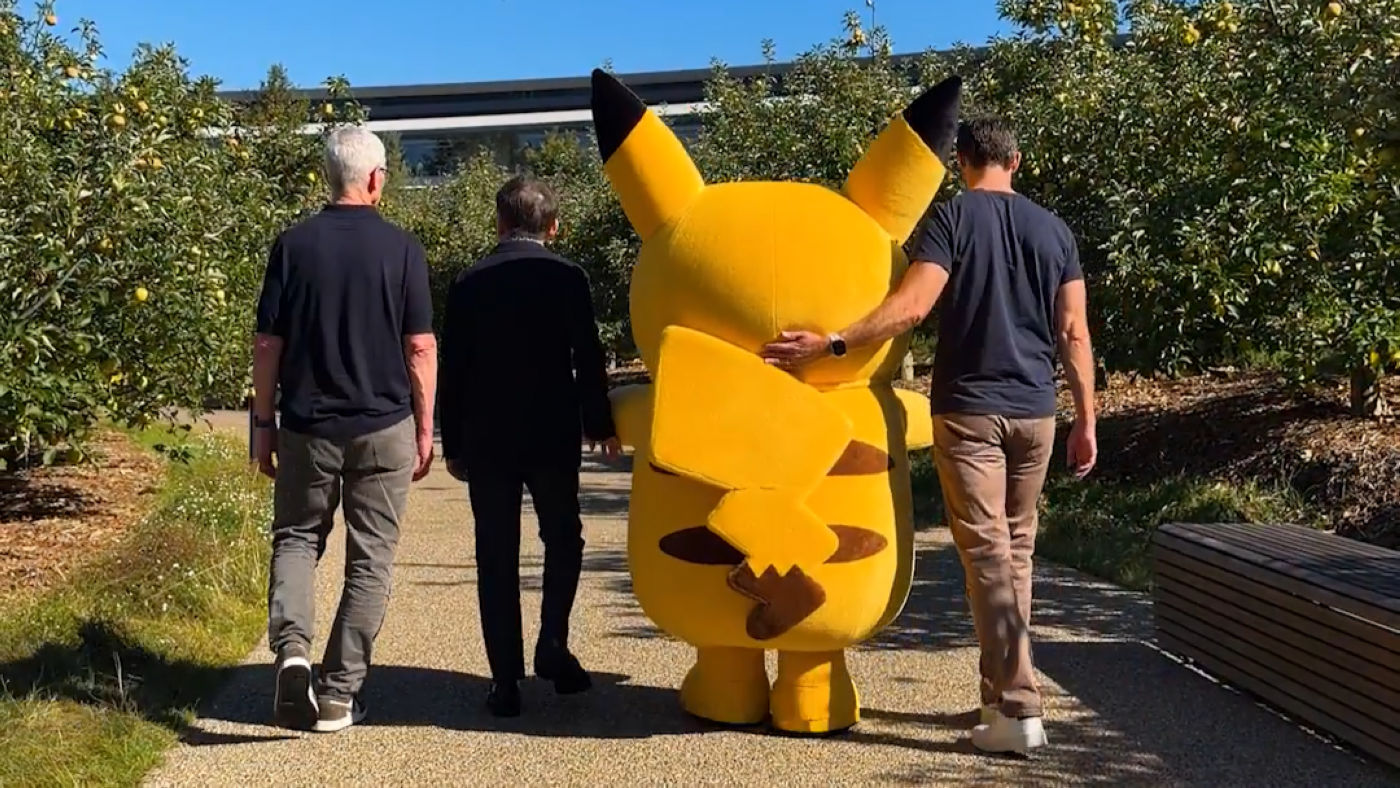 Pikachu Tim Cook John Ternus