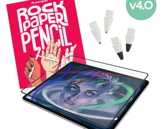 Image Rock Paper Pencil 4.0 imite le crayon graphite avec l&rsquo;Apple Pencil