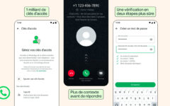 WhatsApp Cle Acces Passkey Contexte Appel 2FA