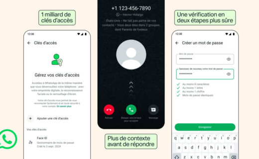 WhatsApp Cle Acces Passkey Contexte Appel 2FA
