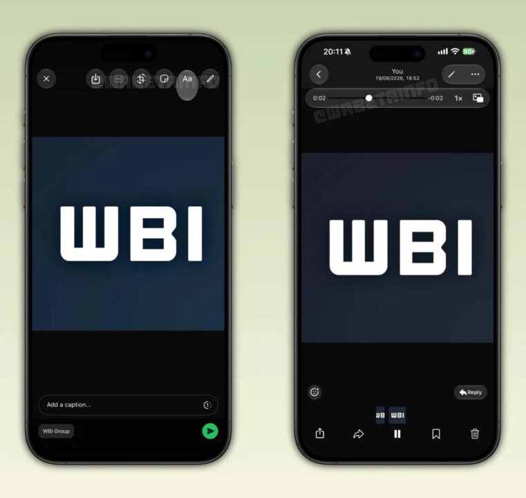 WhatsApp Liquid Glass