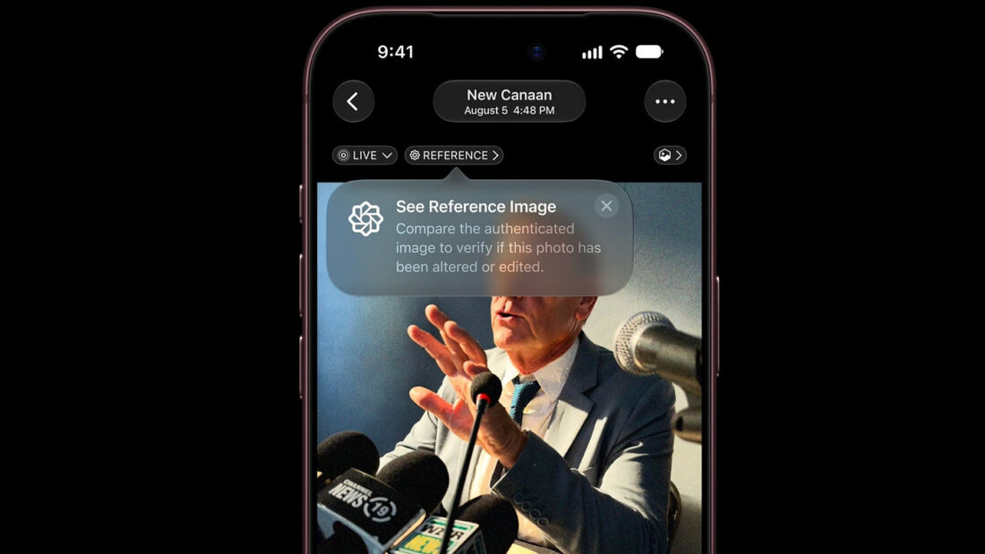 Reference Keynotes Apple détaille Reference Image qui authentifie une photo d'iPhone ...