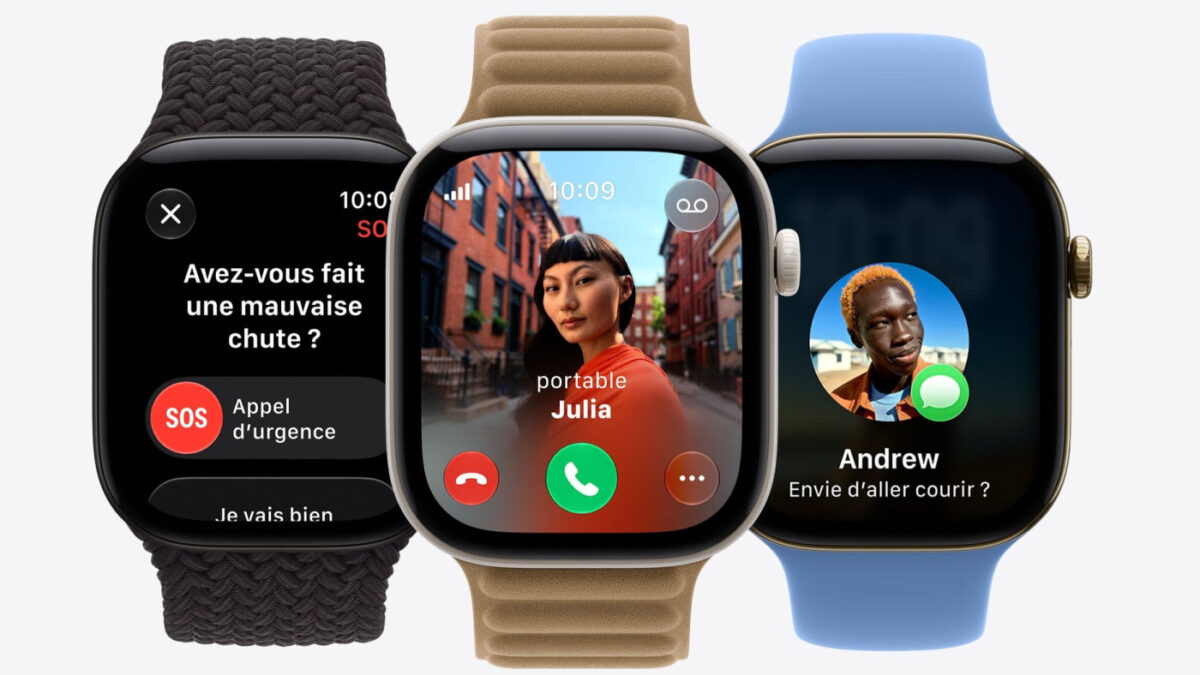 Apple Watch Series 12 SOS Urgence Appel Message