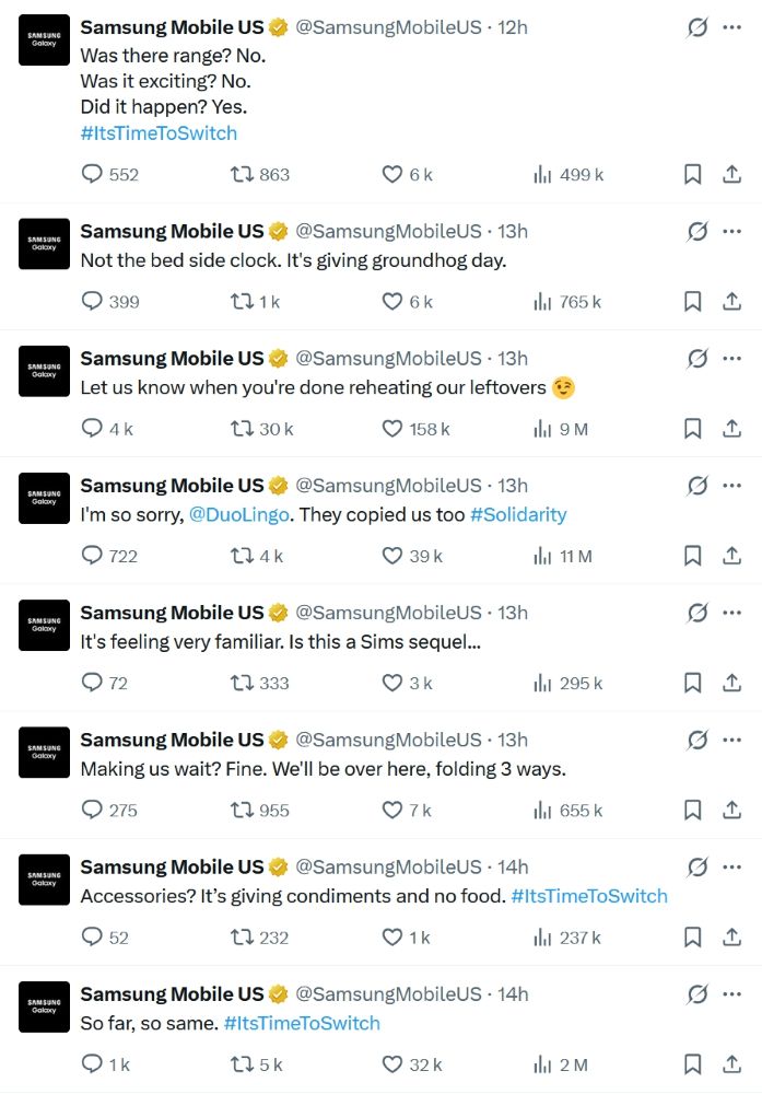 Samsung Se Moque iPhone Duo