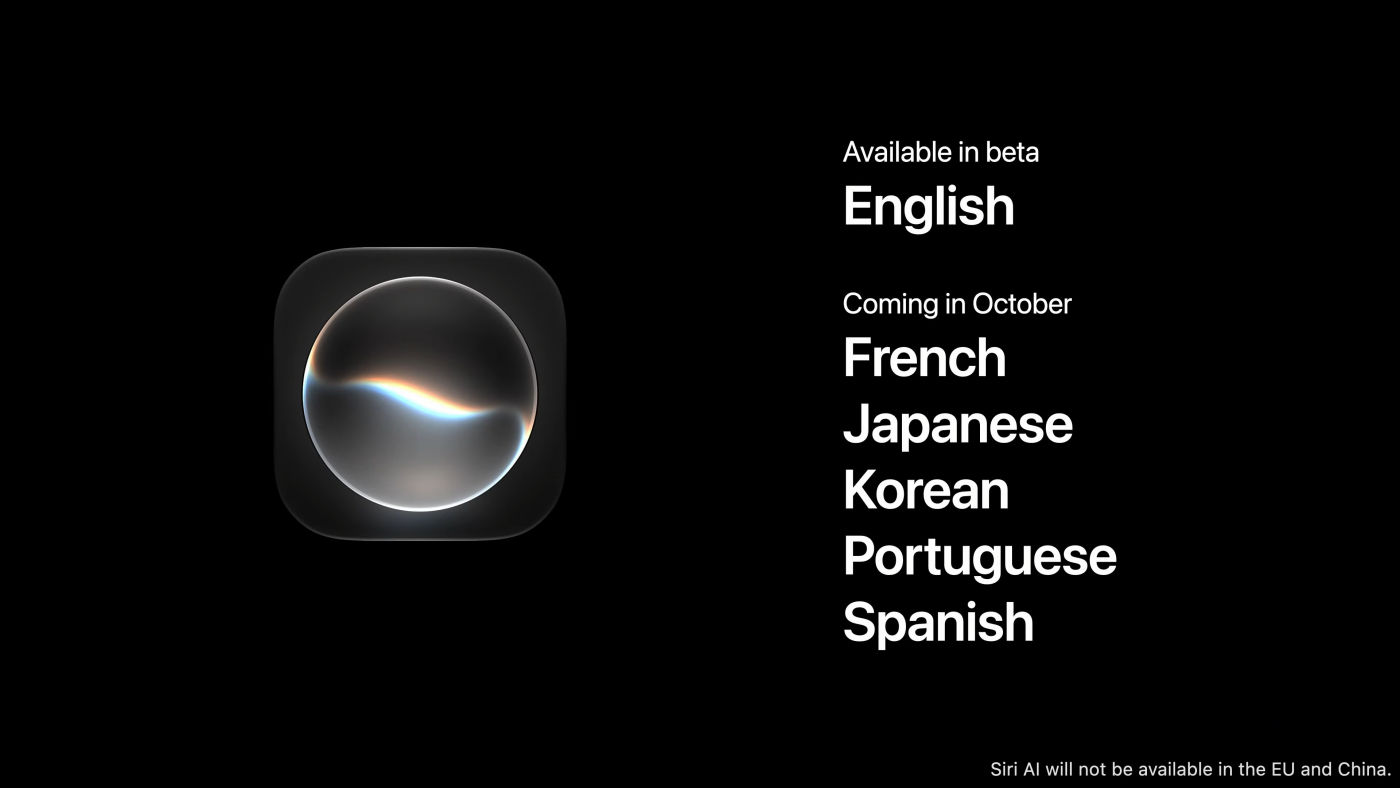 Siri AI Francais Octobre 2026
