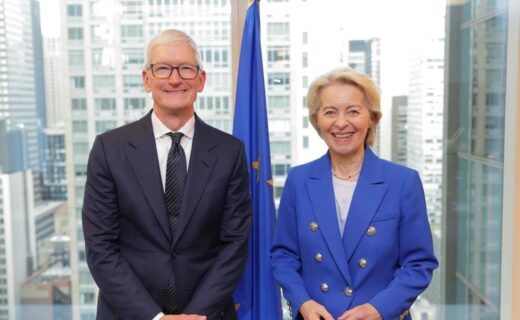 Tim Cook Ursula von der Leyen