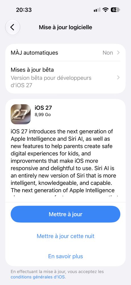 iOS 27 Release Candidate Disponible