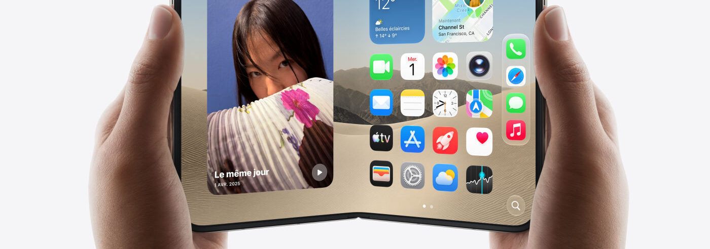iPhone Duo Officiel Deplie Prise en Main