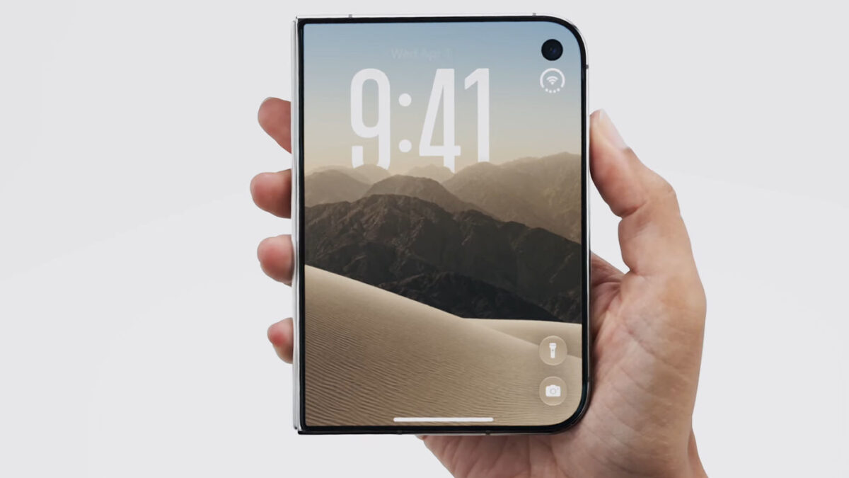 iPhone Duo Plie Ecran Verrouillage Prise en Main