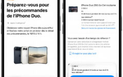 Preparation Precommande iPhone Duo