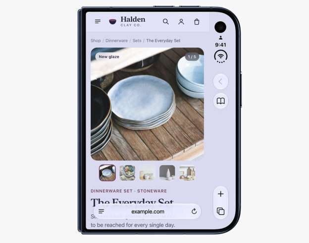 image de l'article iPhone Duo : Apple veut améliorer le rendu de Safari sur l&rsquo;écran externe